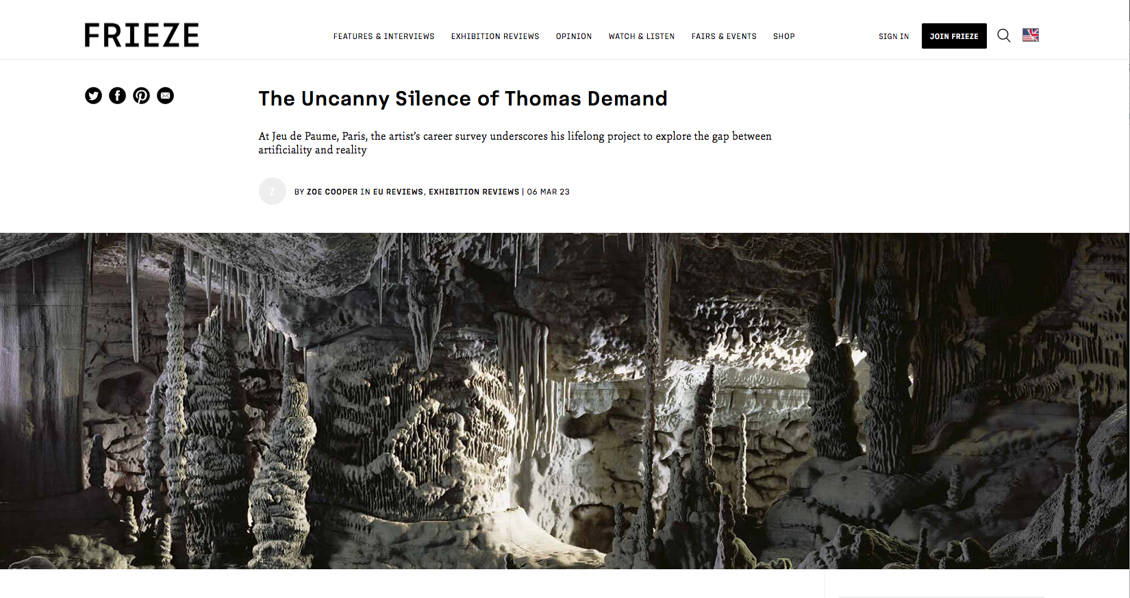 The Uncanny Silence of Thomas Demand